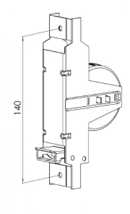 Recogedor Persiana Plastico Pequeño Cinta 22 mm.