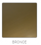 Guía embutir color bronce