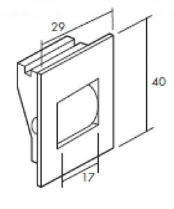 Pasacintas Compacto PVC – Persianas Juanma